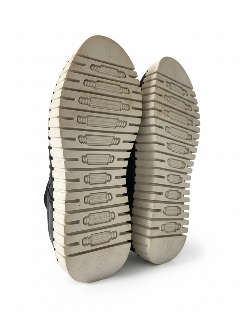 Ilse Jacobsen Tulip Platform 3373 Black Slip On Sneaker Shoes Perforated Size 38 - Picture 5 of 5